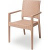 MXR záhradná stolička Marko béžová
