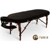 Fabulo Skladací masážny stôl DIABLO Oval Set Farba: čierna 192 x 76 cm 16,3 kg 4 farby