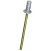GUNNEX Trhacie nity vodotěsné s plochou hlavou 4,8 x 12,5 mm hliník/inox 500 ks GUNNEX Trhacie nity vodotěsné s plochou hlavou 4,8 x 12,5 mm hliník/inox 500 ks