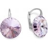 Náušnice fialové Rivoli sa Swarovski Elements Sweet Candy K112212V Violet 12 mm Náušnice fialové Rivoli sa Swarovski Elements Sweet Candy K112212V Violet 12 mm