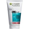 Garnier čistiace gél peeling a maska proti nedokonalostem 3 v 1 Pure 150 ml Garnier čistiace gél peeling a maska proti nedokonalostem 3 v 1 Pure 150 ml
