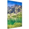 Vertikálny foto obraz sklo tvrdené Morské oko Tatry 50x100 cm Vertikálny foto obraz sklo tvrdené Morské oko Tatry 50x100 cm
