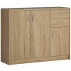 EXTOM SCONTO komoda K1 3D2S, dub sonoma EXTOM SCONTO komoda K1 3D2S, dub sonoma