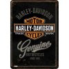 Nostalgic Art Plechová Pohľadnica Harley-Davidson Genuine Nostalgic Art Plechová Pohľadnica Harley-Davidson Genuine