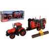 Teddies Traktor Zetor s vlekom s nakladacím ramenom plast 36 cm Teddies Traktor Zetor s vlekom s nakladacím ramenom plast 36 cm