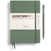 Leuchtturm1917 Zápisník Olive Medium A5 čistý