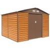 Plechový záhradný domček G21 - GAH 706, 277 x 255cm hnedá Plechový záhradný domček G21 - GAH 706, 277 x 255cm hnedá