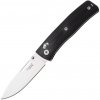 LionSteel NINI Folding knife M390 satin blade, full BLACK G10 handle NN1 GBK