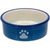 Miska Magic Cat keramická mačacia labka modrá 12,5x5cm Miska Magic Cat keramická mačacia labka modrá 12,5x5cm