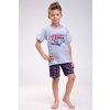 American Oldsmobile - chlapčenské pyžamo 140 Šedá Krátke American Oldsmobile - chlapčenské pyžamo 140 Šedá Krátke