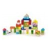 Drevené kocky pre deti Viga Farma 50 dielov Multicolor Drevené kocky pre deti Viga Farma 50 dielov Multicolor