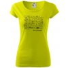 Matematika - čomu nerozumieš - Dámske tričko Pure - M ( Limetková ) Matematika - čomu nerozumieš - Dámske tričko Pure - M ( Limetková )