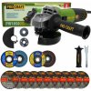 Úhlová bruska Procraft Bruska úhlová PW1050 + 10× řezný kotouč, 2× lamelový kotouč Úhlová bruska Procraft Bruska úhlová PW1050 + 10× řezný kotouč, 2× lamelový kotouč