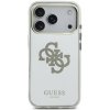 Guess PC/TPU Mirror 4G Glitter Logo MagSafe Zadní Kryt pro iPhone 17 Pro Max Gold