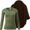 Bontis Dámsky set: Pletený kardigán a tričko s dlhým rukávom - Hnedá / khaki | 2XL Bontis Dámsky set: Pletený kardigán a tričko s dlhým rukávom - Hnedá / khaki | 2XL