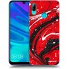 Picasee silikónový prehľadný obal pre Huawei P Smart 2019 - Red black Picasee silikónový prehľadný obal pre Huawei P Smart 2019 - Red black