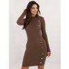 Dress-AT-SK-2345-2.32-brown hnedá S Wool Fashion Italia 2016103561988 Dress-AT-SK-2345-2.32-brown hnedá S Wool Fashion Italia 2016103561988