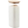 Pebbly Dóza PKV-069 skleněná obdelníkový tvar bambusové víko zaoblené hrany 1,8 l Pebbly Dóza PKV-069 skleněná obdelníkový tvar bambusové víko zaoblené hrany 1,8 l