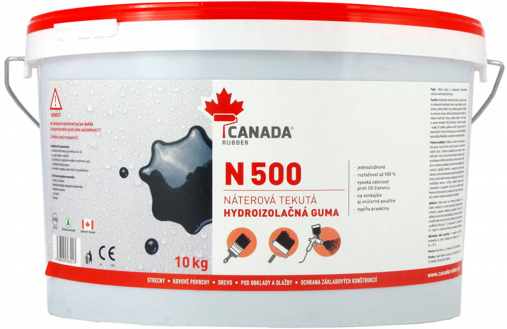 Canada Rubber N500 - tekutá guma na široké použitie hmotnosť: 5kg