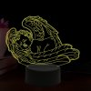 Beling 3D lampa, Spiaci anjel dieťa, 16 farebná,AA6 Beling 3D lampa, Spiaci anjel dieťa, 16 farebná,AA6