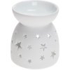 AROMALAMPA VÝREZ HVIEZDY PORCELÁN 8,5x10CM BIELA AROMALAMPA VÝREZ HVIEZDY PORCELÁN 8,5x10CM BIELA