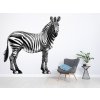 Nalepte.cz Zebra textilní prelepiteľná nálepka na stenu arch 44 x 45 cm Nalepte.cz Zebra textilní prelepiteľná nálepka na stenu arch 44 x 45 cm