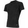 Pánske funkčné tričko Sensor, MERINO DOUBLE FACE čierna L Pánske funkčné tričko Sensor, MERINO DOUBLE FACE čierna L
