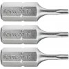 FORTUM hrot TORX, súprava 3ks, T 7 x 25 mm, S2 4741407 FORTUM hrot TORX, súprava 3ks, T 7 x 25 mm, S2 4741407