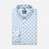 Svetlomodrá pánska košeľa s raketami OLYMP Luxor, Non-iron, Modern fit Veľkosť: 44 (XL) OLYMP Svetlomodrá pánska košeľa s raketami OLYMP Luxor, Non-iron, Modern fit Veľkosť: 44 (XL) OLYMP