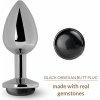 La Gemmes Butt Plug Black Obsidian La Gemmes Butt Plug Black Obsidian