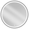 Mexen Esso, okrúhle LED podsvietené kúpeľňové zrkadlo 100 cm, 6000K, vykurovacia podložka proti zahmlievaniu, čierny rám, 9825-100-100-611-70 Mexen Esso, okrúhle LED podsvietené kúpeľňové zrkadlo 100 cm, 6000K, vykurovacia podložka proti zahmlievaniu, čierny rám, 9825-100-100-611-70
