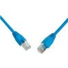 Solarix C5E-315BU-2MB Patch, CAT5E SFTP PVC, 2m, modrý Solarix C5E-315BU-2MB Patch, CAT5E SFTP PVC, 2m, modrý