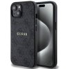 Guess PU Leather 4G Colored Ring MagSafe iPhone 15, čierne Guess PU Leather 4G Colored Ring MagSafe iPhone 15, čierne