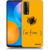Picasee silikónový čierny obal pre Huawei P Smart 2021 - I am fine Picasee silikónový čierny obal pre Huawei P Smart 2021 - I am fine