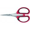 Nožnice rovné-pogum.rukoväť (červená/čierna); Kretzer Solingen ECO Nožnice rovné-pogum.rukoväť (červená/čierna); Kretzer Solingen ECO