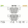 Sada brzdových platničiek kotúčovej brzdy VALEO ESSENTIAL 301754 Sada brzdových platničiek kotúčovej brzdy VALEO ESSENTIAL 301754