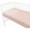 Mušelínové prestieradlo postieľky 60 x 120 NATURE double - pudrovo ružové Mušelínové prestieradlo postieľky 60 x 120 NATURE double - pudrovo ružové