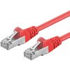 Premiumcord sp6asftp020R Patch, CAT6a S-FTP, RJ45-RJ45, AWG 26/7, 2m, červený