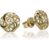 Zlaté náušnice kvietok LEA1315.SP Zlaté náušnice kvietok LEA1315.SP