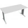 Rokovací stôl Flex, 160x75,5x80 cm, biely/kov Rokovací stôl Flex, 160x75,5x80 cm, biely/kov