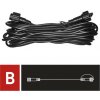 EmosLighting D2ZB01 Prodlužovací kabel pro spojovací řetězy Profi černý 10 m venkovní i vnitřní