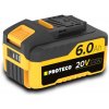 PROTECO 51.99-AKU-20-6000 Li-Ion batéria PROTECO 20 V | 6,0 Ah PROTECO 51.99-AKU-20-6000 Li-Ion batéria PROTECO 20 V | 6,0 Ah