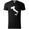 Taliansko obrys - Tričko z organickej bavlny - S ( Čierna ) Taliansko obrys - Tričko z organickej bavlny - S ( Čierna )