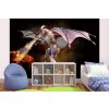 Samolepiaca vliesová fototapeta Drak šľahajúci oheň 375 x 250 cm Samolepiaca vliesová fototapeta Drak šľahajúci oheň 375 x 250 cm