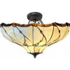 Luster Tiffany stropnica na retiazkach kolekcia GENTLE Ø50 Luster Tiffany stropnica na retiazkach kolekcia GENTLE Ø50