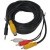 Kábel PremiumCord S-video+sjack3,5 Kábel PremiumCord S-video+sjack3,5