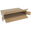 Poštová kartónová krabica, klopy cez seba, 3vrstvová, dĺžka 300 mm, šírka 50 mm, výška 200 mm, hnedá Poštová kartónová krabica, klopy cez seba, 3vrstvová, dĺžka 300 mm, šírka 50 mm, výška 200 mm, hnedá