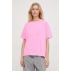 Bavlnené tričko American Vintage T-SHIRT DROIT MC COL ROND FIZ02AE24 ružová S Bavlnené tričko American Vintage T-SHIRT DROIT MC COL ROND FIZ02AE24 ružová S