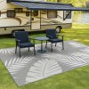 Vonkajší koberec na terasu a balkón 150 × 250 cm (Obojstranná vodeodolná podložka na terasu, záhradu alebo kempovanie) Vonkajší koberec na terasu a balkón 150 × 250 cm (Obojstranná vodeodolná podložka na terasu, záhradu alebo kempovanie)