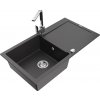 MEXEN/S MEXEN/S - Leo granitový drez 1-miska s odkvapkávačom vrátane batérie Rita, čierny kropenatý 6501-76-670300-00 MEXEN/S MEXEN/S - Leo granitový drez 1-miska s odkvapkávačom vrátane batérie Rita, čierny kropenatý 6501-76-670300-00